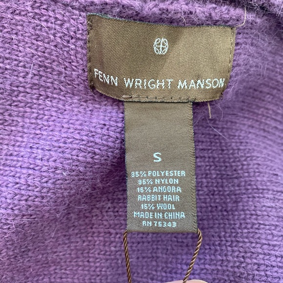 NWT Fenn Wright Manson Cable Wool/Angora Cardigan - Picture 12 of 13